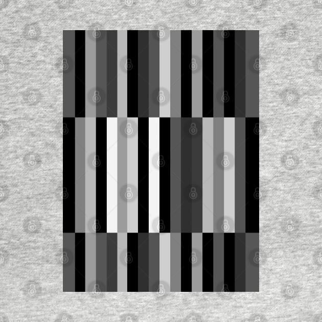 Monochrome Geometric Stripes in Blocks by OneThreeSix